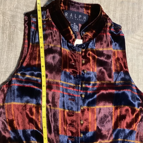 NWT Ralph Lauren women’s plaid vest - Picture 3 of 7